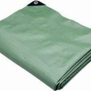 Comfitwear MTGB-50100 Heavy Duty Reversible Poly Tarp, 10 Mil, Green/Black